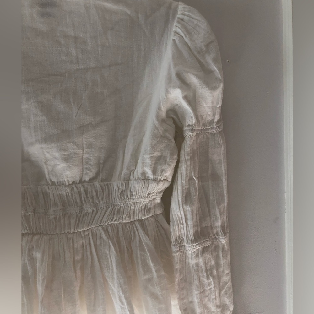 Faherty White Button-Down Blouse - Picture 13 of 16